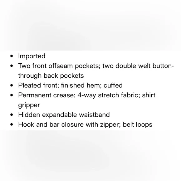 Chocolate brown dress slacks. 48wX32L - Picture 7 of 7